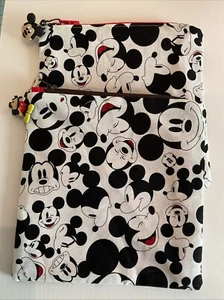 Lined Mickey Mouse handmade zippered pouch - Picture 1 of 3