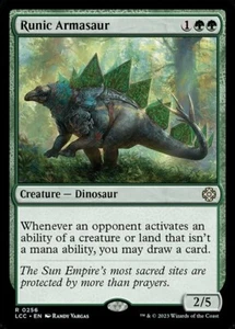 *MtG: RUNIC ARMASAUR - Commander: The Lost Caverns of Ixalan Rare - magicman* - Bild 1 von 1