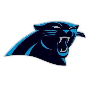 Carolina Panthers NFL 12" Logo Team Magnet