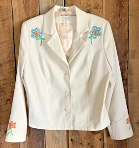 Vintage * Sage West * Fort Worth Texas * Embroidered Western Jacket - Picture 1 of 12