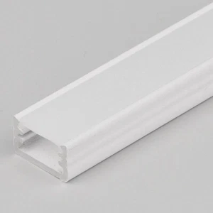1m Oberfläche MT2 12mm x 7mm LED Profil Strangpresskanal weiß lackiert, Diffusor - Bild 1 von 7