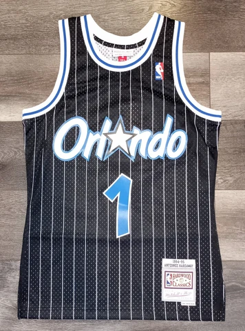 Mitchell & Ness Orlando Magic 1994-95 Hardaway Swingman Jersey Mens Small Cover