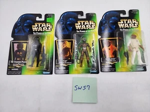 Star Wars El Poder de la Fuerza Colección 2 1997 Lote de 3 Figuras  - Imagen 1 de 10