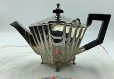 Vintage Art Deco Silver Footed Teapot