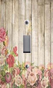 VINTAGE ROMANTIC ROSES ON WOOD Light Switch Plate WALL Cover RUSTIC HOME DECOR  - Picture 1 of 27