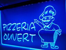 Pizzeria Ouvert Open Cafe Restaurant Led Neon Light Sign Bar Fast Food Advertise