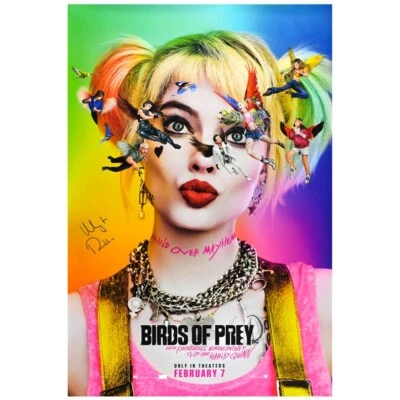 Signed Margot Robbie Autographed 2020 Birds of Prey Harley Quinn Poster COA27x40 - Image 1 of 4