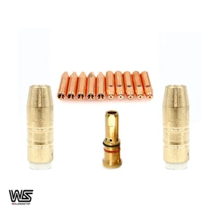 MIG Welding 0.8mm Front-End Consumable Kit fit Bernard 200A and 300A Gun PKG/13 - Picture 1 of 8