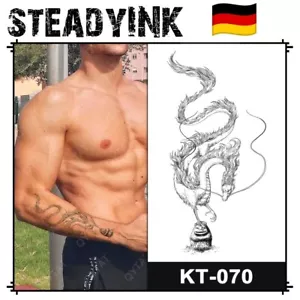 Temporäres Tattoo Drachen Haku Wasserfest Tattoo Aufkleber Sticker - SteadyINK - Bild 1 von 4