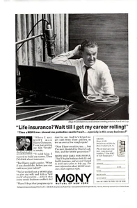 1963 Print Ad MONY Mutual of New York Life Insurance Wait till I get my career - Picture 1 of 1