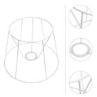 Wire Lamp Shade Ring Set DIY Drum Fitter Frames Metal Cage Guard Accessory-SV