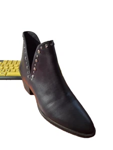 ¡NUEVO! Botas Free People Tachonadas Charm Doble V Negras Talla US8/EU38.5 - Imagen 1 de 6