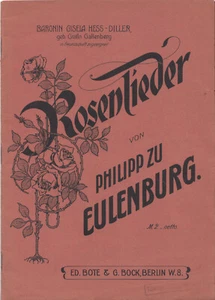 (Cahier De Musique) Eulenburg - Chansons De Roses, Partitions Pour Piano + Chant - Bild 1 von 3