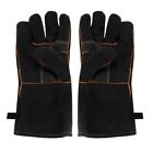 1X(Extreme HeatandFire Resistant Handschuhe Leder mit NäHten, Handschuhe Perfekt