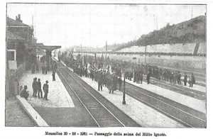 Monselice - PD - Passaggio della salma del Milite Ignoto - 30. 10. 1921 - Picture 1 of 1