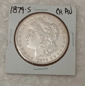 US$1 dólar~ dólar de plata Morgan~ 1879-S~* AU. - Imagen 1 de 6