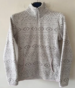 Eddie Bauer - Giacca maglione donna in pile con zip intera - modello azteco - Medium - Foto 1 di 12