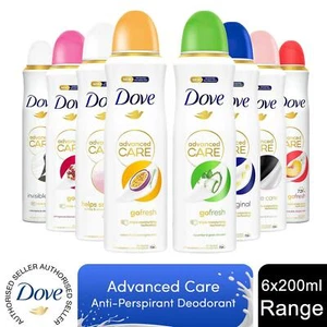 Dove Advanced Care Antiperspirant 72H Protection Deodorant 200ml, 6 Pack - Picture 1 of 104