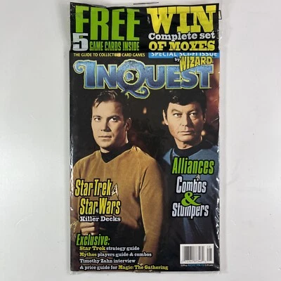 Inquest Gaming Magazine #16 (1996) STAR TREK MTG, Factory Sealed with Cards - Image 1 of 4