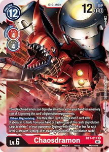 (139) Chaosdramon - BT7-017 R - Raro - Rojo - Azul - Digimon TCG - Imagen 1 de 1