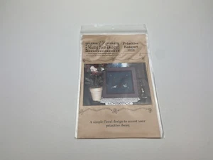 Waxing Moon Designs Primitive Bouquet Counted Cross Stitch Pattern 6P - Picture 1 of 3