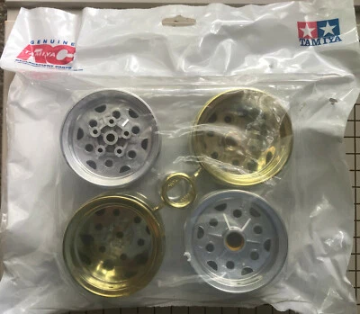 Tamiya RC 4-PACK Wheel Set in Gold for Monster Beetle: 58060 # 9335032 - Image 1 of 2