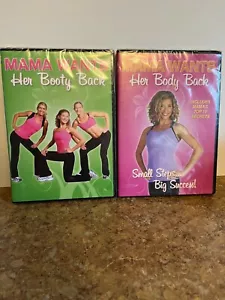 Set of 2 Mama Wants Exercise DVDS: Her Booty Back & Her Body Back - Picture 1 of 2