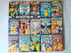 Lot Pokemon - X15 VHS K7 Cassette Video Nintendo - Photo 1/1