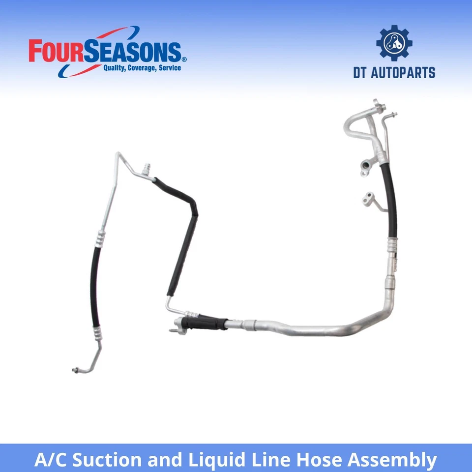 Conjunto de manguera de línea líquida y succión de aire acondicionado Buick Enclave 2013-2017 4 estaciones Foto 1 de 4