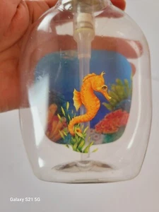 Vintage SoftSoap Aquarium Series Hand Soap Dispenser Fisn Inside Bottle Refillab - Picture 1 of 3