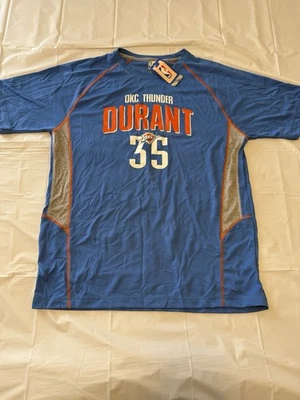Camiseta deportiva para hombre Kevin Durant OKC Thunder azul marino Adidas nueva Foto 1 de 2