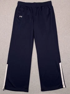 Pantalones deportivos Under Armour Campus para mujer grandes azules pierna ancha sueltos cremallera al tobillo - Imagen 1 de 11