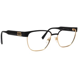 Versace Eyeglasses MOD. 1264 1436 Matte Black/Gold Square Frame Italy 54[]18 140 - Picture 1 of 6