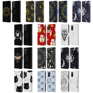 HAROULITA MAGICK - TAROT - MYSTICAL LEATHER BOOK CASE FOR SAMSUNG PHONES 2 - Picture 1 of 12