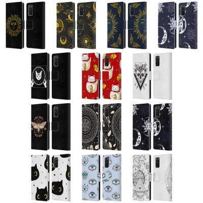 HAROULITA MAGICK - TAROT - MYSTICAL LEATHER BOOK CASE FOR SAMSUNG PHONES 2 - Image 1 of 4