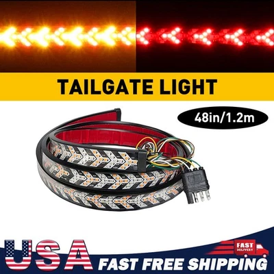 Tira LED 432smd Camión Puerta Trasera Barra de Luz Lámpara de Freno Fluido Señal de Giro Inverso Foto 1 de 4