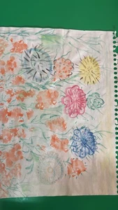 B Chamion 2016 Kühne Blumen Folk Aquarell 14x11 Original ungerahmte Kunst - Bild 1 von 7