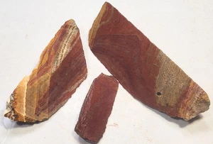 Mayer AZ Bunter Onyx 3 Exemplare - Mineraliensammlung - Display - Cab Cutting - Bild 1 von 7
