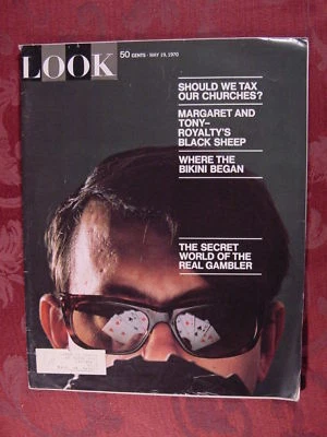 LOOK May 19 1970 1st BIKINI COMIC FASHION GAMBLING  - Image 1 of 4
