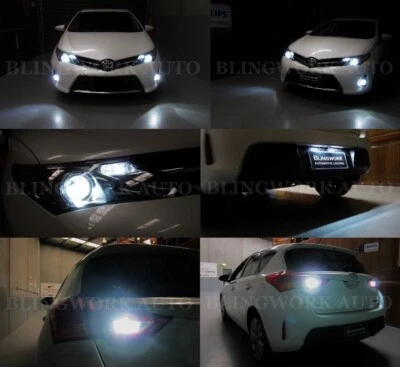 KONIK HIR2 9012 H16 T10 T15 LED Light KIT  For Toyota ZRE182 Corolla Hatchback - Image 1 of 4