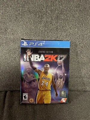 NBA 2K17: Legend Edition (PlayStation 4, 2016) - With Sealed Panini Kobe Card - Image 1 of 4