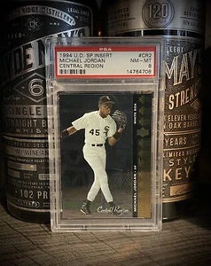 Michael Jordan PSA 8 NM - MT 1994 Upper Deck SP Insert Central Region White Sox - Picture 1 of 2