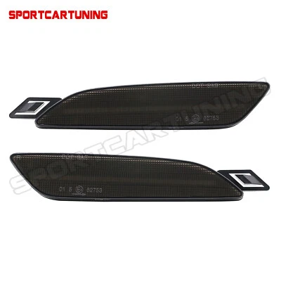 2PCS For Porsche Panamera 2014-2016 LED Side Marker Light Lamp Smoked Lens Amber Foto 1 de 4