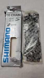 New genuine Shimano IG51 chain, 7/8 speed 116 links NO PIN - Picture 1 of 4