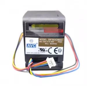 AVC DBTB0428B2U 40X40X28MM 12V 0.48A 4-PIN Ball Bearing PWM Server Cooling Fan - Picture 1 of 4