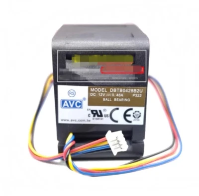 AVC DBTB0428B2U 40X40X28MM 12V 0.48A 4-PIN Ball Bearing PWM Server Cooling Fan - Image 1 of 4