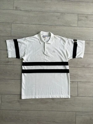 Jannick Noah Le Coq Sportif Tennis Vintage Rare Retro Old Shirt Polo Size L - Image 1 of 4