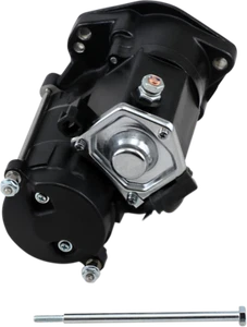 Motor de arranque de rendimiento Drag negro 1,7 kW 1990-06 Harley Big Twin EVO/Cámara doble - Imagen 1 de 1