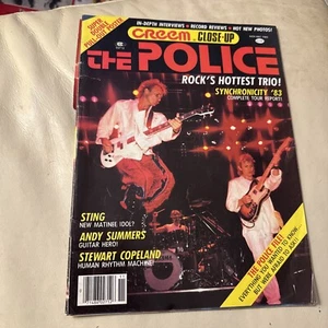 ORIGINAL Vintage Nov 1983 Creem Closeup Magazine The Police Sting # 834 - Picture 1 of 5