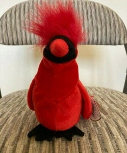 TY Original Beanie Baby Collection "MAC" the Cardinal #4225. ZURÜCKGENOMMEN. - Bild 1 von 4